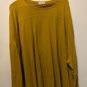Bohème Mustard Long Sleeve Women's Top